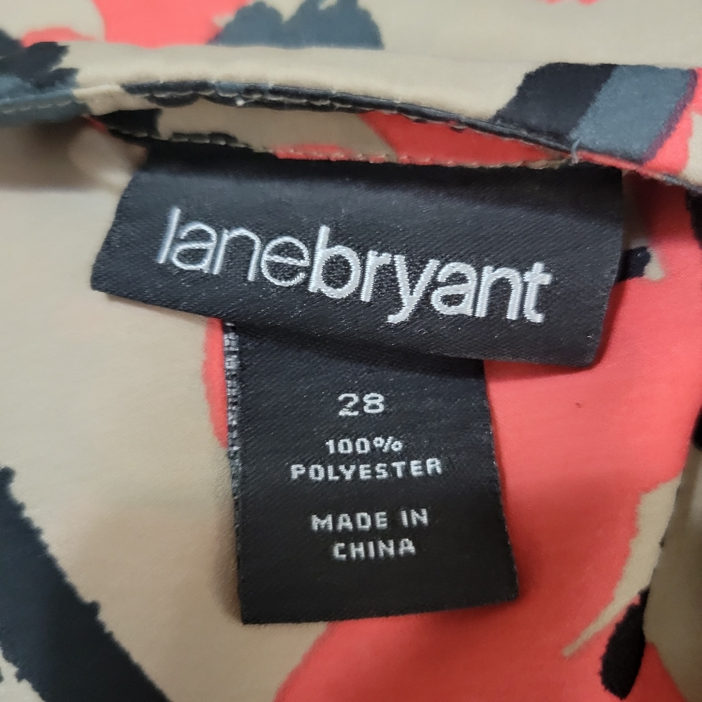 Lane Bryant Sleeveless Ruffle V-neck Blouse - Picture 4 of 4